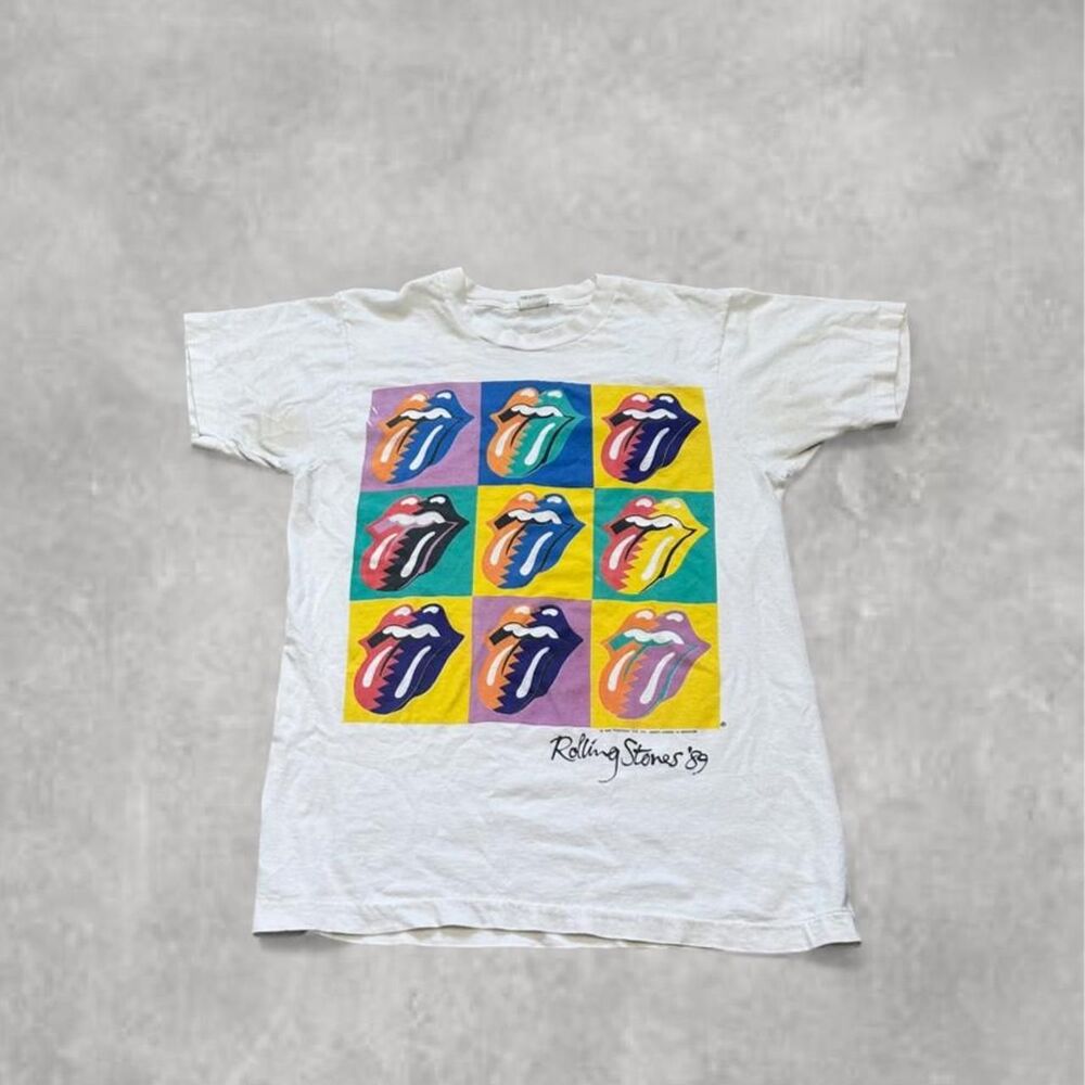 80s rolling stones tour shirt